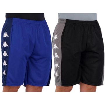 Kit 2 Bermudas Kappa Ximenes Masculina