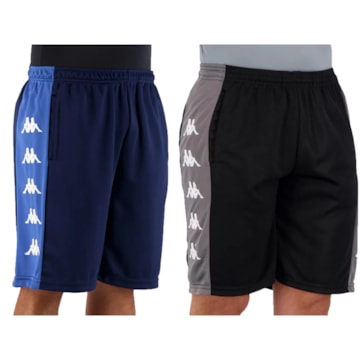 Kit 2 Bermudas Kappa Ximenes Masculina