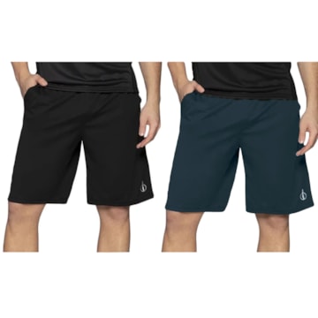 Kit 2 Bermudas Selene Dry Sport Masculina