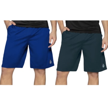 Kit 2 Bermudas Selene Dry Sport Masculina