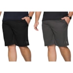 Kit 2 Bermudas Selene Dry Sport Plus Size Masculina