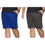 Kit 2 Bermudas Selene Dry Sport Plus Size Masculina