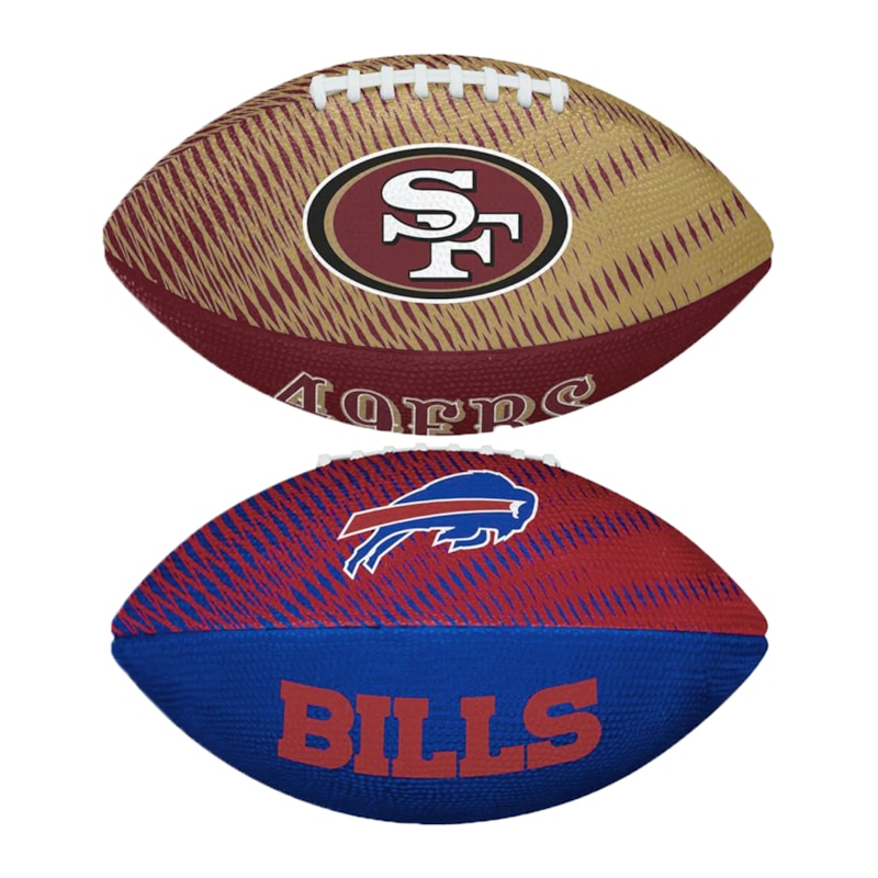 Kit 2 Bolas de Futebol Americano Wilson NFL Tailgate Jr