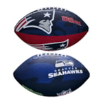 Kit 2 Bolas de Futebol Americano Wilson NFL Team Logo Jr