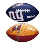 Kit 2 Bolas de Futebol Americano Wilson NFL Team Logo Jr