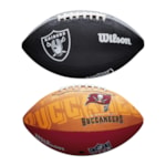 Kit 2 Bolas de Futebol Americano Wilson NFL Team Logo Jr