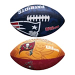 Kit 2 Bolas de Futebol Americano Wilson NFL Team Logo Jr