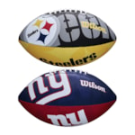 Kit 2 Bolas de Futebol Americano Wilson NFL Team Logo Jr