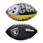 Kit 2 Bolas de Futebol Americano Wilson NFL Team Logo Jr