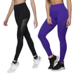 Kit 2 Calças Legging Selene Sem Costura Feminina