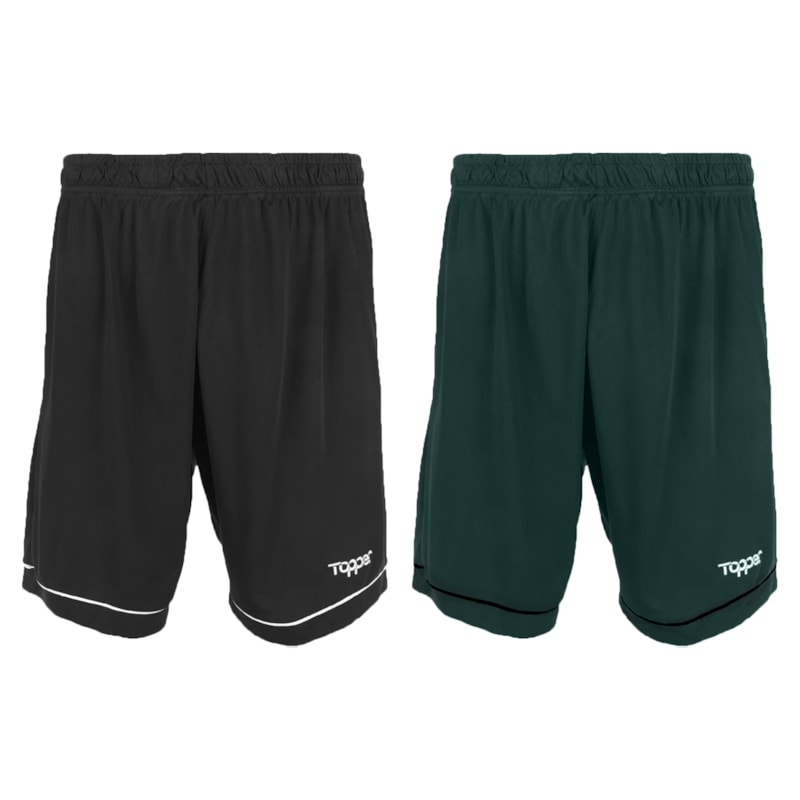 Kit 2 Calções Topper Futebol Road II Masculino