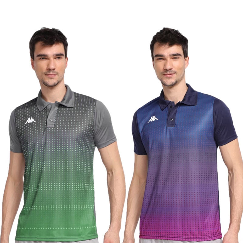 Kit 2 Camisas Polo Kappa Donatello Masculino