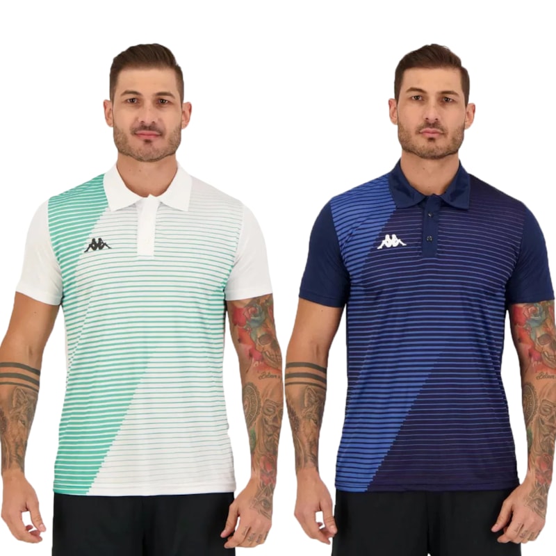 Kit 2 Camisas Polo Kappa Jamie Masculino