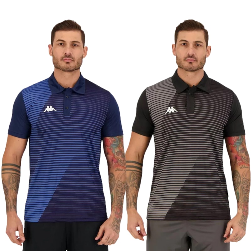 Kit 2 Camisas Polo Kappa Jamie Masculino