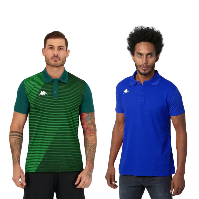 Kit 2 Camisas Polo Kappa Masculina