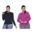 Kit 2 Camisas Térmicas Selene Proteção UV Plus Size Feminina