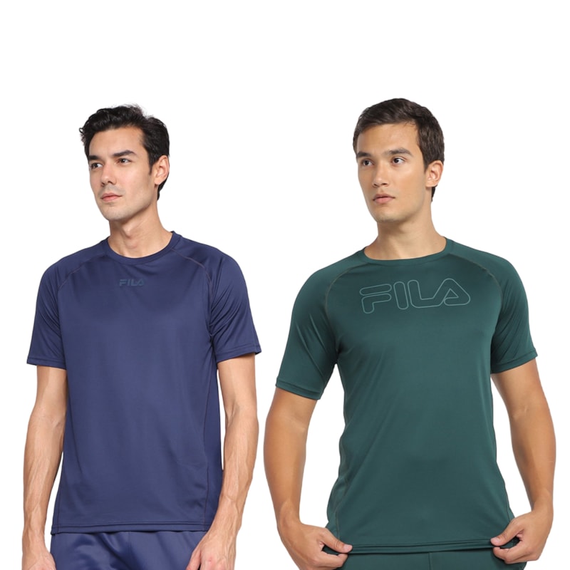 Kit 2 Camisetas Fila Trace Masculina