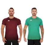 Kit 2 Camisetas Kappa Sport Match Masculino