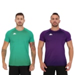 Kit 2 Camisetas Kappa Sport Match Masculino