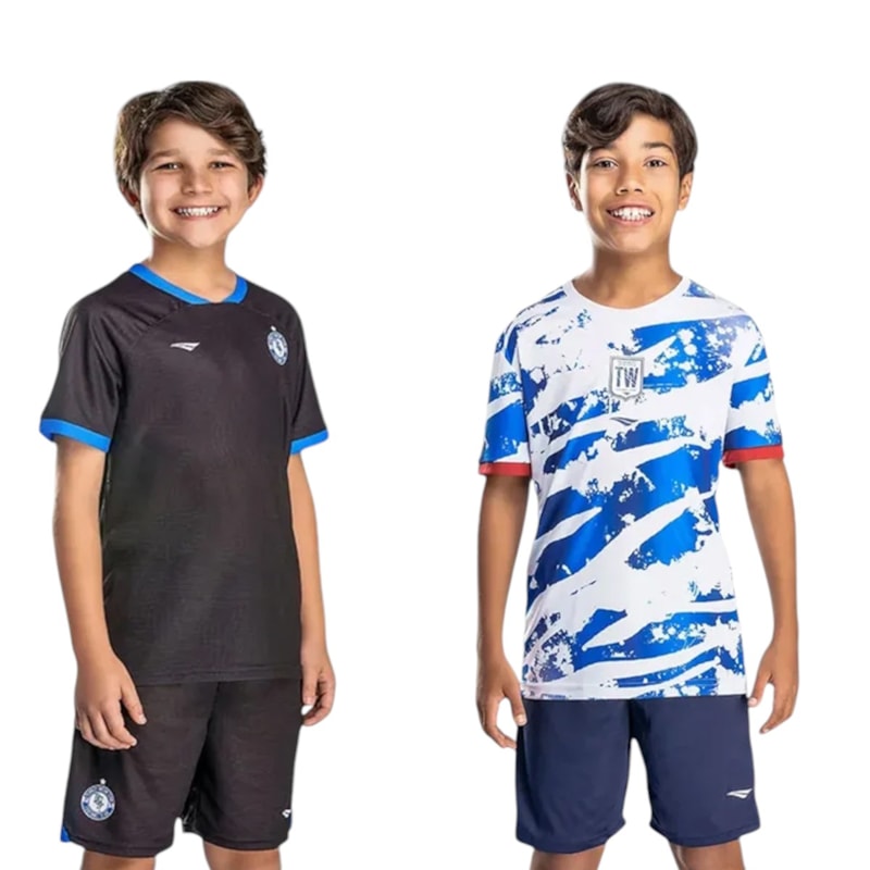 Kit 2 Camisetas Penalty Futebol Infantil