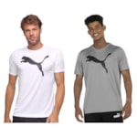 Kit 2 Camisetas Puma Active Big Logo Masculina