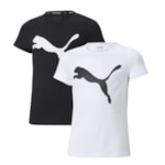 Kit 2 Camisetas Puma Active Infantil