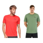 Kit 2 Camisetas Puma Active Small Logo Masculina