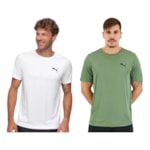 Kit 2 Camisetas Puma Active Small Logo Masculina