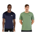 Kit 2 Camisetas Puma Active Small Logo Masculina