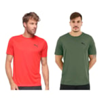 Kit 2 Camisetas Puma Active Small Logo Masculina