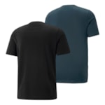 Kit 2 Camisetas Puma Essentials+ 2 Col Logo Masculina