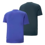 Kit 2 Camisetas Puma Essentials+ 2 Col Logo Masculina