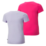 Kit 2 Camisetas Puma Essentials Logo Infantil