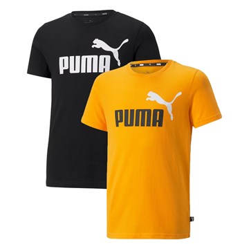 Kit 2 Camisetas Puma Essentials Logo Infantil