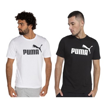 Kit 2 Camisetas Puma Essentials Logo Masculina