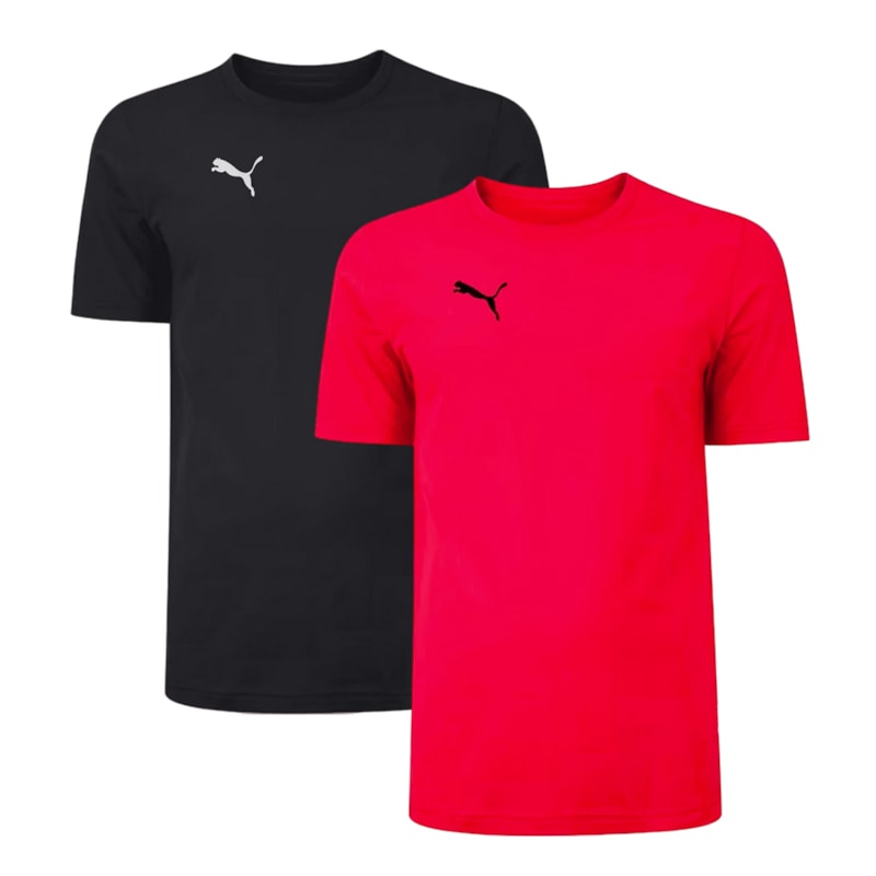 Kit 2 Camisetas Puma Liga Jersey Active Infantil