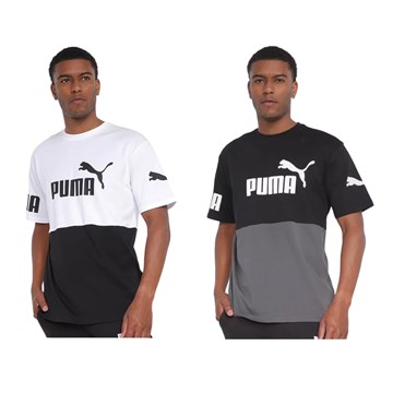 Kit 2 Camisetas Puma Power Colorblock Masculina