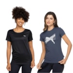 Kit 2 Camisetas Puma Power Performance Feminina