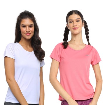 Kit 2 Camisetas Rainha Básica Classic Feminina