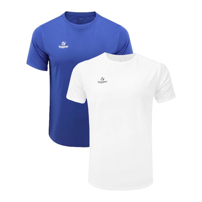 Kit 2 Camisetas Topper Classic New Masculina