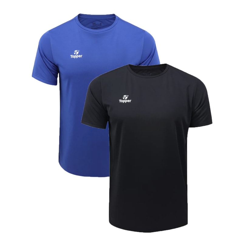 Kit 2 Camisetas Topper Classic New Masculina