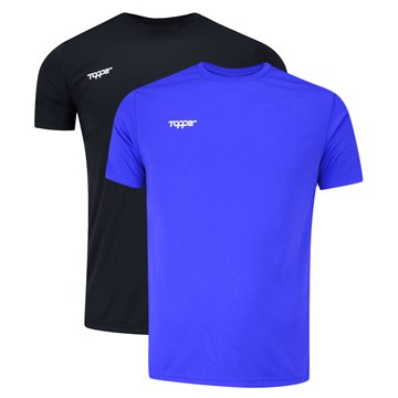 Kit 2 Camisetas Topper Fut Classic Masculina