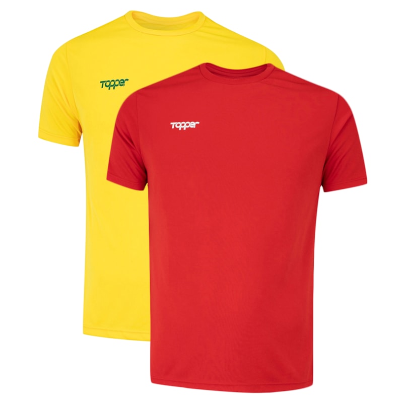 Kit 2 Camisetas Topper Fut Classic Masculina