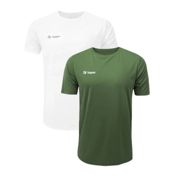 Kit 2 Camisetas Topper Sky Feeling Masculina