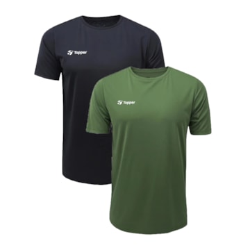 Kit 2 Camisetas Topper Sky Feeling Masculina