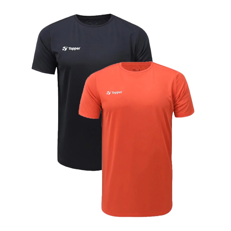 Kit 2 Camisetas Topper Sky Feeling Masculina