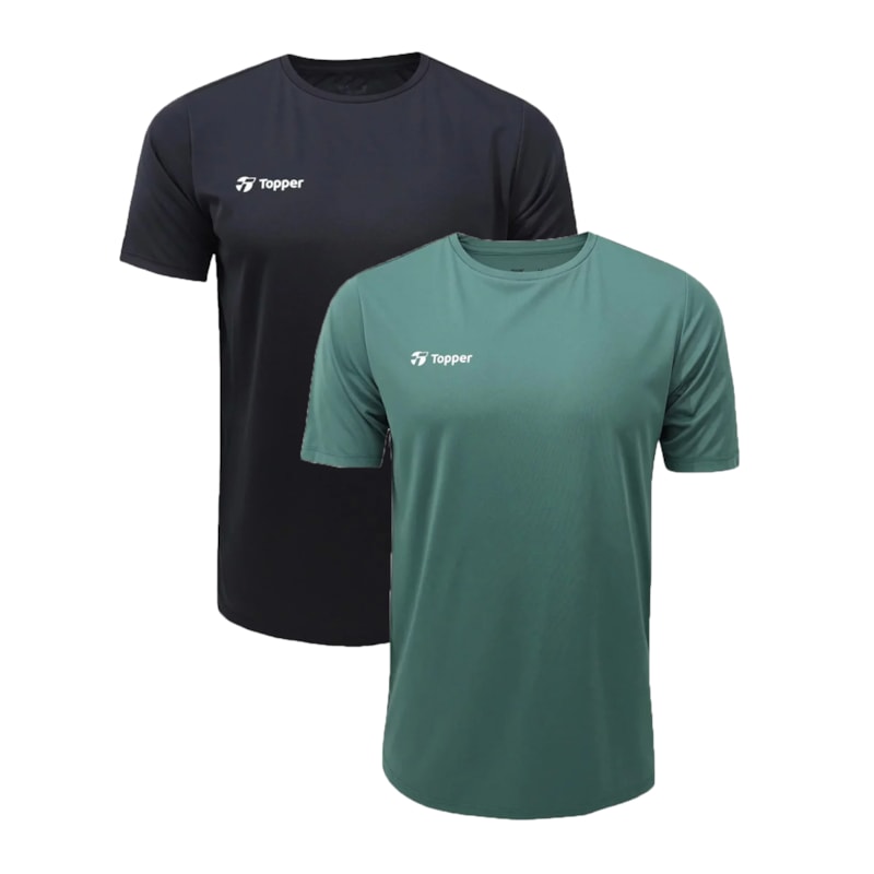 Kit 2 Camisetas Topper Sky Feeling Masculina