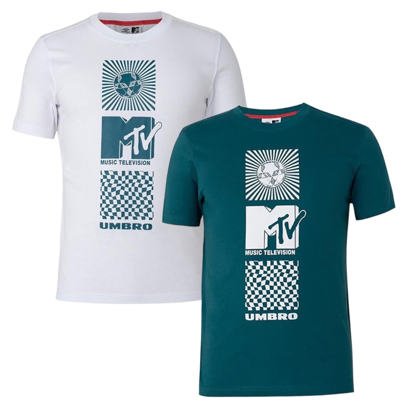 Kit 2 Camisetas Umbro X MTV Graphic Masculina