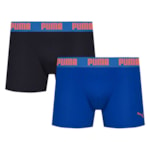 Kit 2 Cuecas Boxer Puma Microfibra Masculina