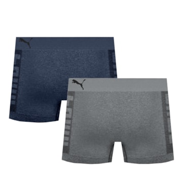 Kit 2 Cuecas Boxer Puma Sem Costura Masculina